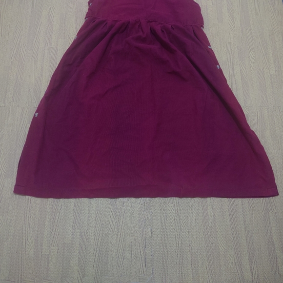 Vintage Baxter Wells Women's V-Neck Dress Button Side Summer Cocktail Red UK 12 - Picture 5 of 12